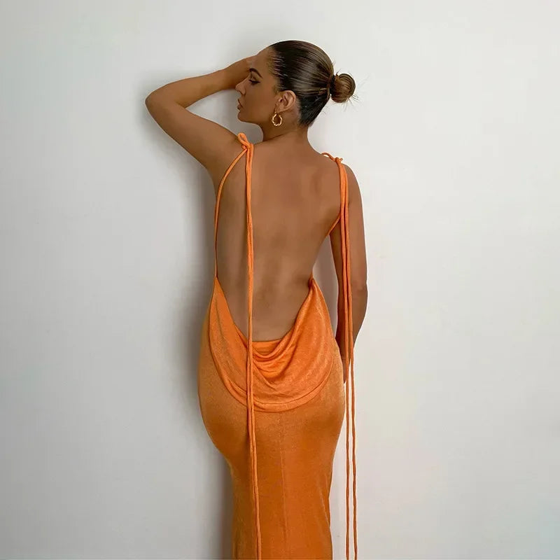 Celeste™ Backless Maxi Dress